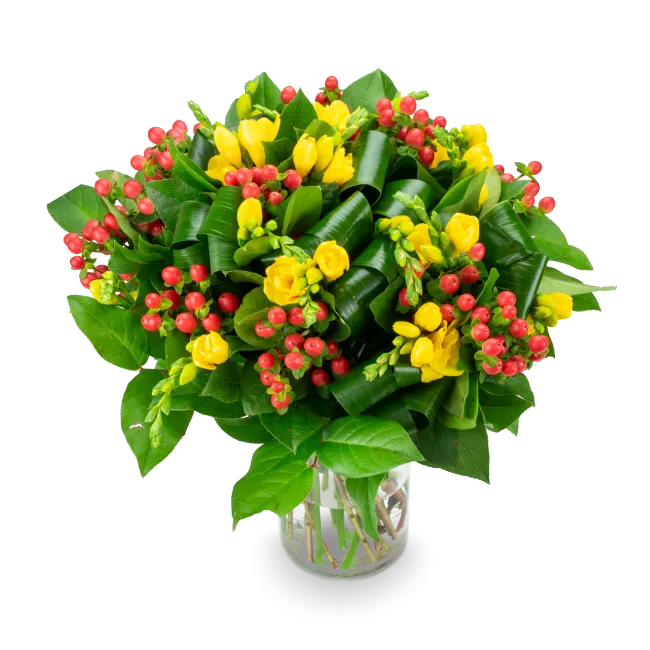 bouquet of freesia